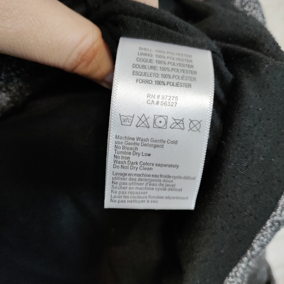 FOX RIDERS Button Up Shacket Gray/Black Teen/Juniors Size S - Picture 9 of 11